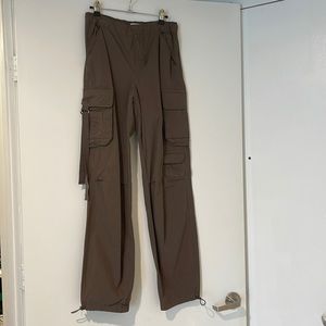 Zara dark brown cargo pants